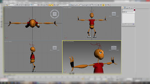 ant character rigged max