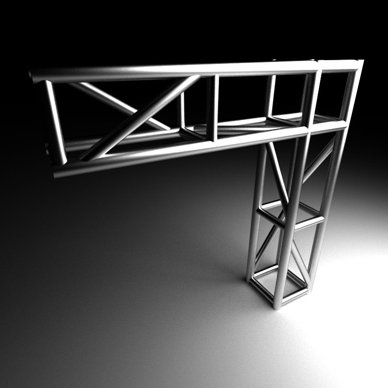 3d Supporting Truss Model