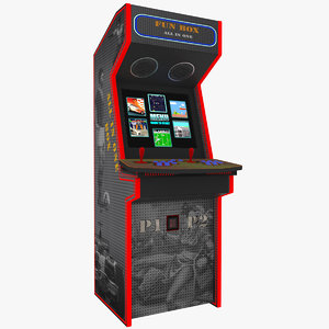 3d model arcade machine
