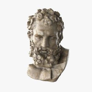 heracles bust obj