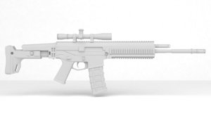 3ds max acr rifle