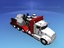 fracking pumper truck pump 3d model