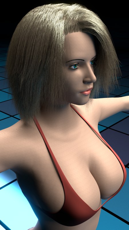 3d Model Sexy Bikini Girls