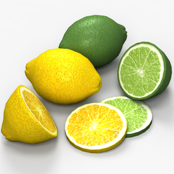 3d lemon lime