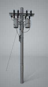3dsmax telephone pole