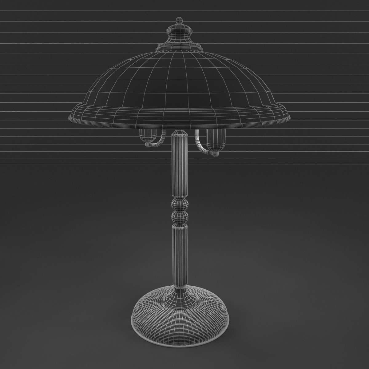 经典台灯3d模型