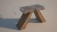 wood table 3d model