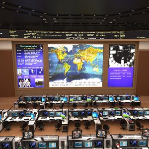 russian mission control center 3d 3ds
