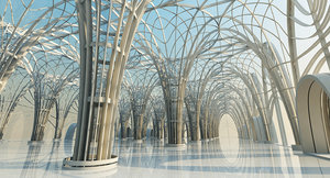 architectural structure scene interior 3d max
