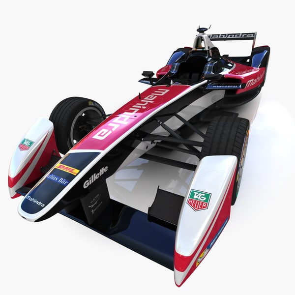 3d model mahindra formula e driver