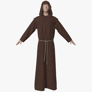 hoodie brown 3d model