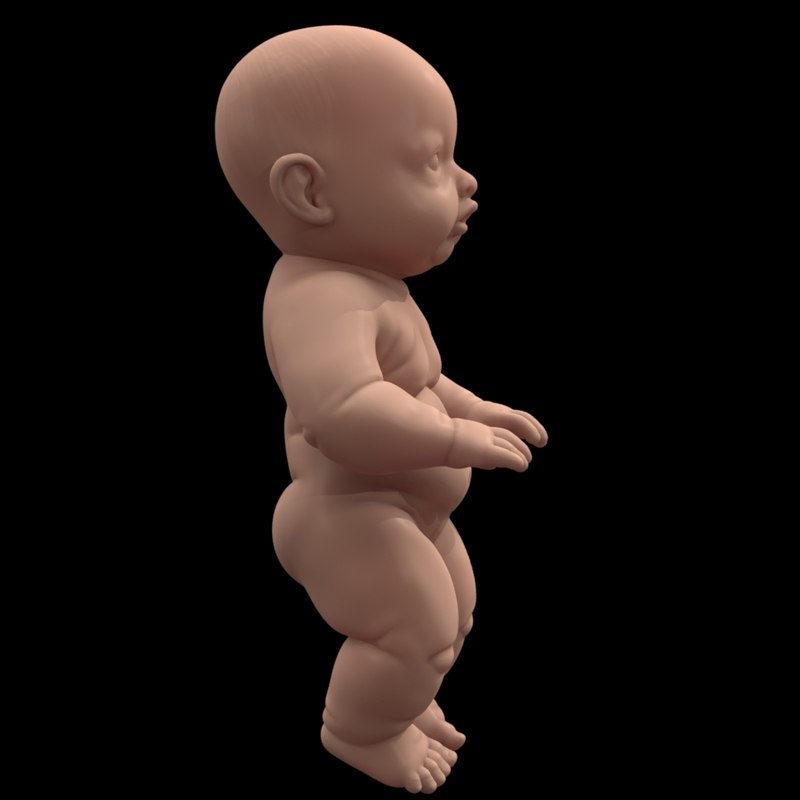 Toy Baby 3d Model