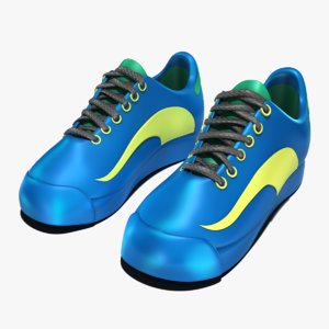 generic ladies tennis shoes 3d obj