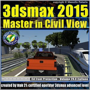 3ds max 2015 Master in Civil View vol. 29 cd front