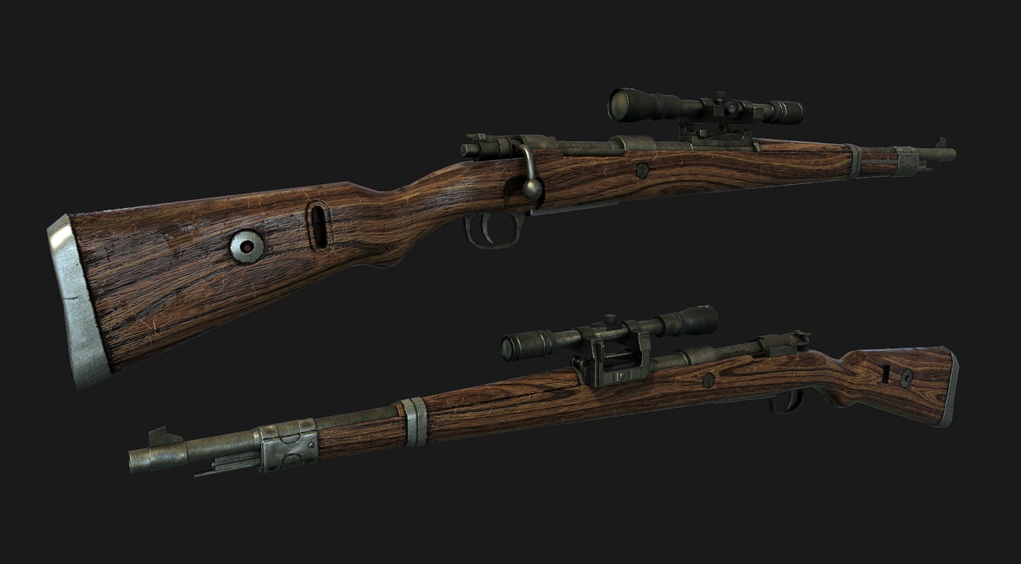 Kar98k Modelo 3d Turbosquid 894199