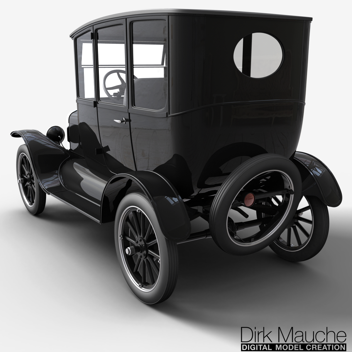 福特t型轿车3d模型