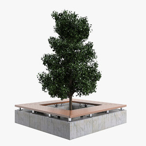 3d bench tree