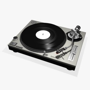 3d turntable vinyl record