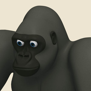 3d model gorilla