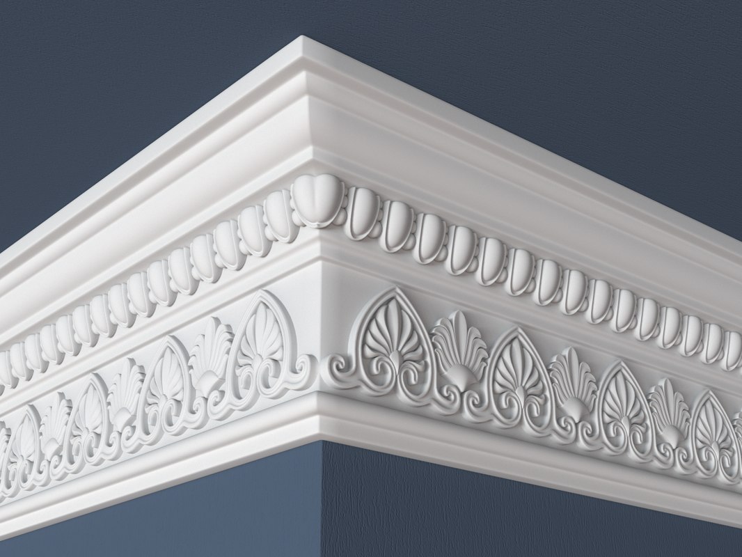 decorative molding 3d model