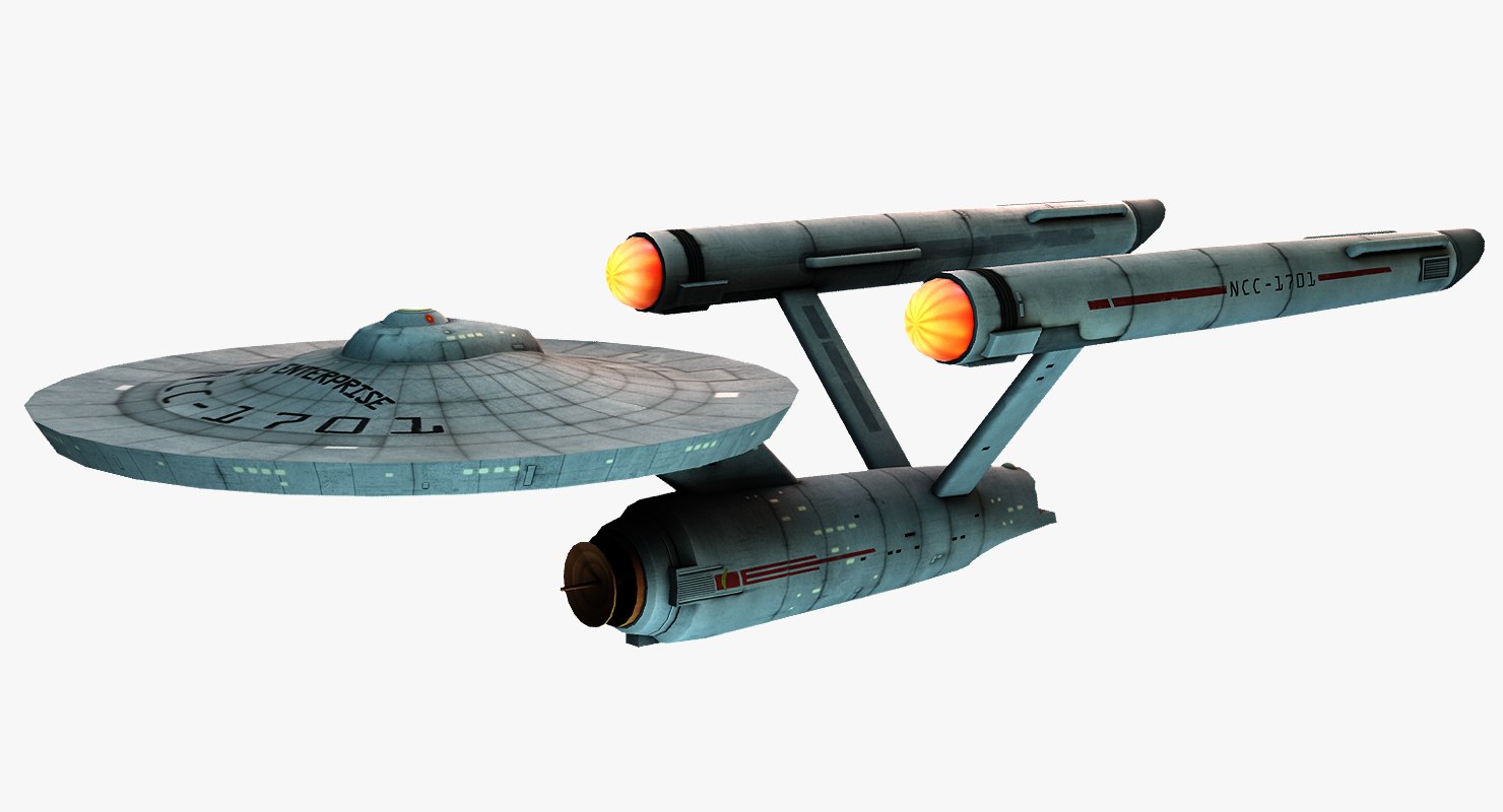 starship enterprise star trek 3d model