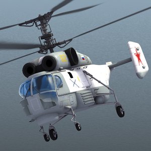 3d model ka-27 helix helicopter