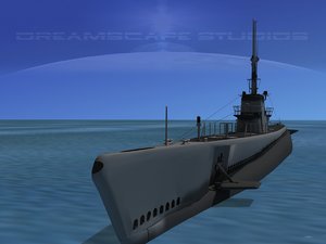subs balao class submarines 3d 3ds