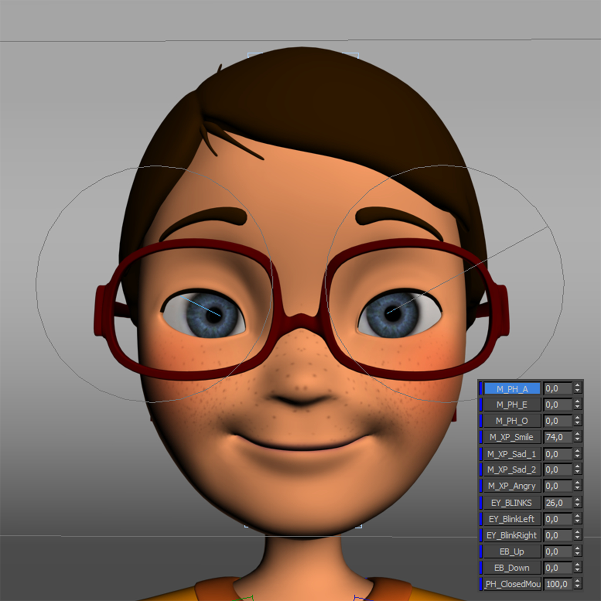 3d max cartoon character kid