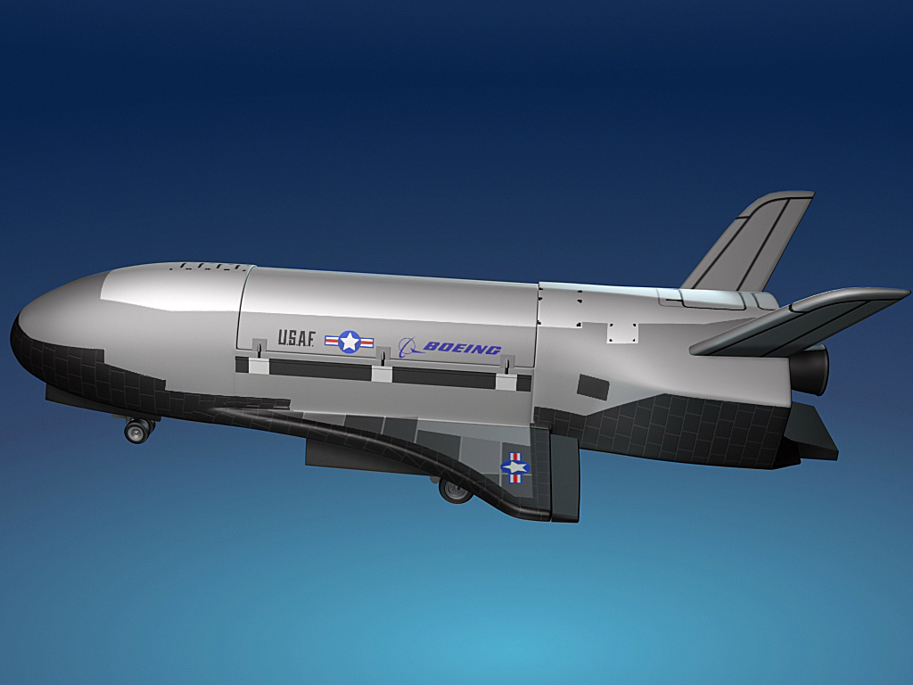 X-37b X 37 B 3d Model