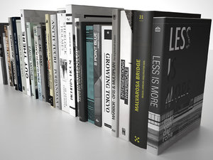 books 3d model