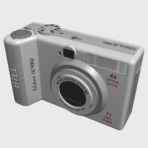 3d model of camera digital