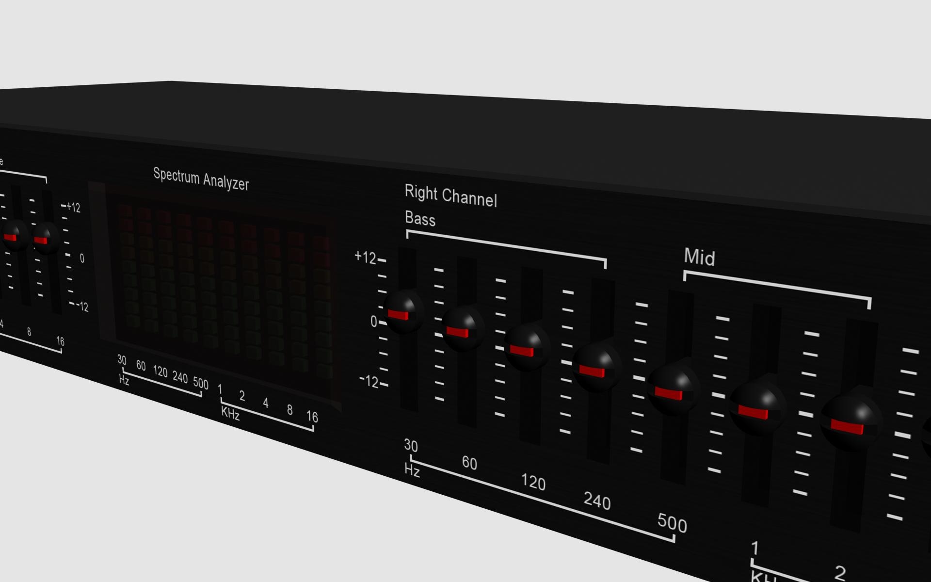 3d equalizer eq spectrum model