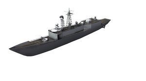 3d model perry frigate