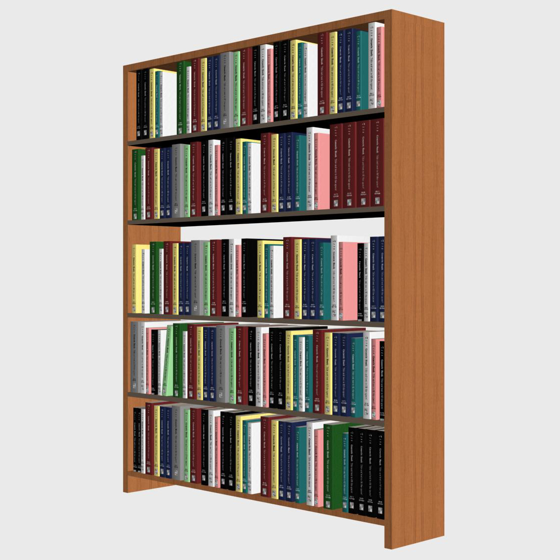 Bookshelf Books Shelf 3d Max