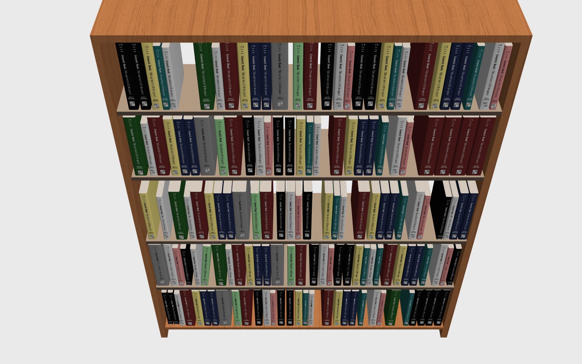 Bookshelf Books Shelf 3d Max