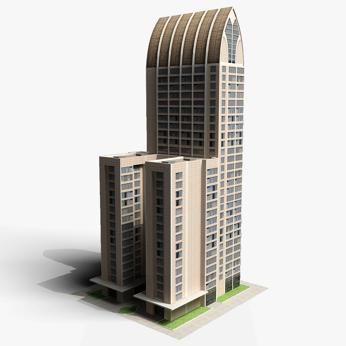 摩天大楼3d模型