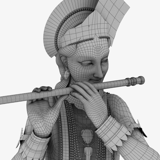 3d model krishna