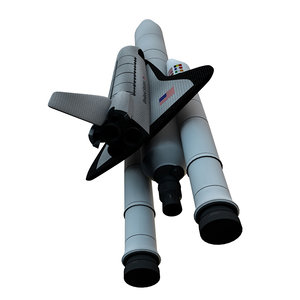 space shuttle 3d obj