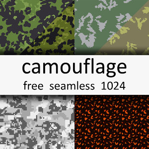 6 Free Camo Textures