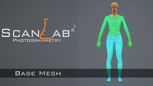 base mesh 3d model