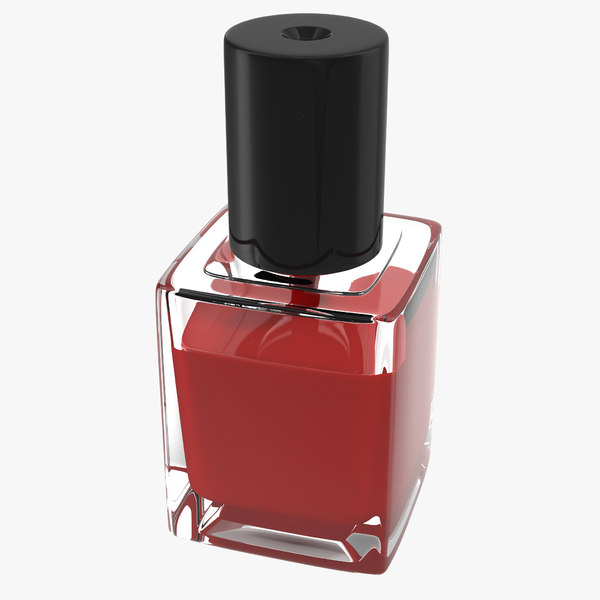 fingernail polish bottle 3d c4d