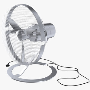 electric fan 3d model