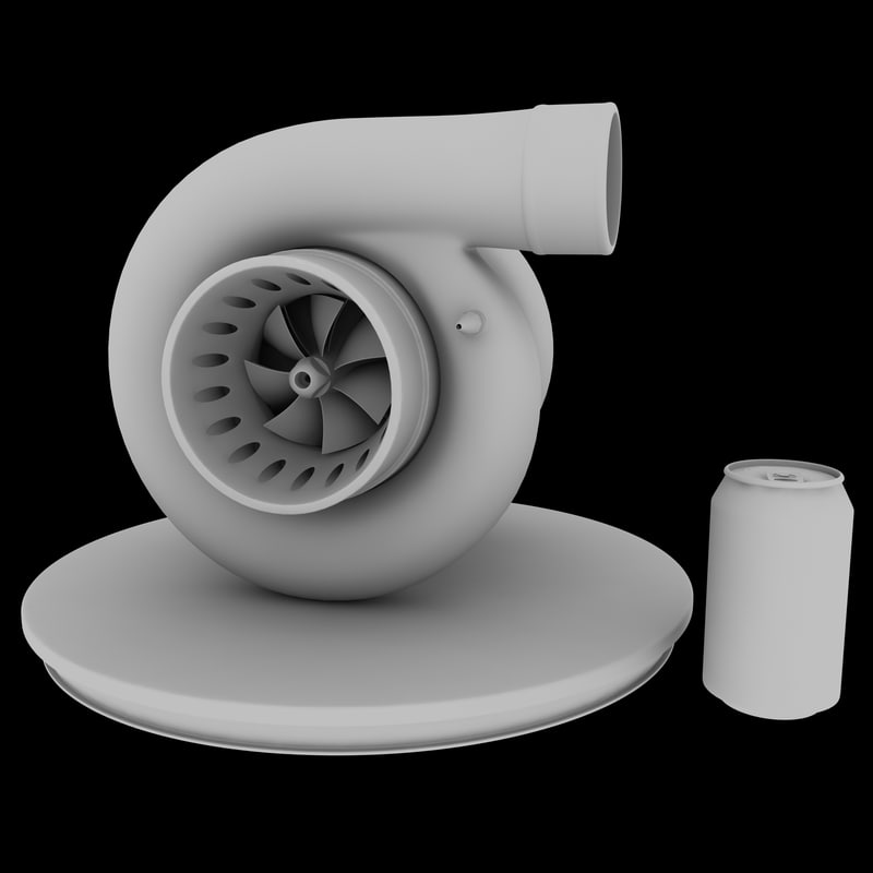 3d Model Of Turbo