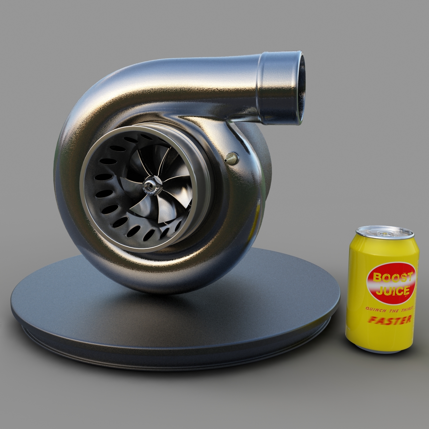 3d Model Of Turbo 