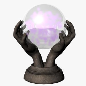 3d model crystal ball