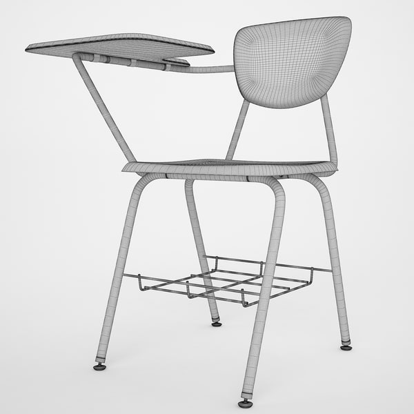 Student Desk School 3d Model