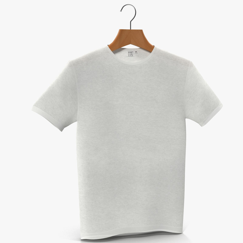 Download hanging t shirt 3d model