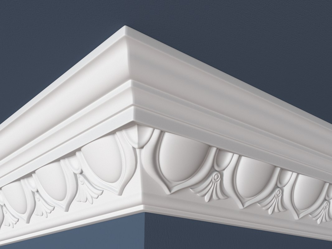 3ds max decorative molding