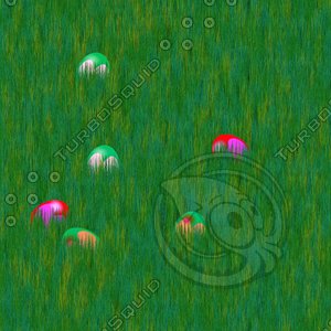 easter eggs in grass