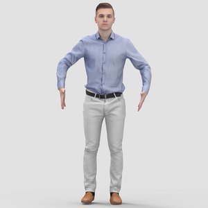 3ds max realistic human pose